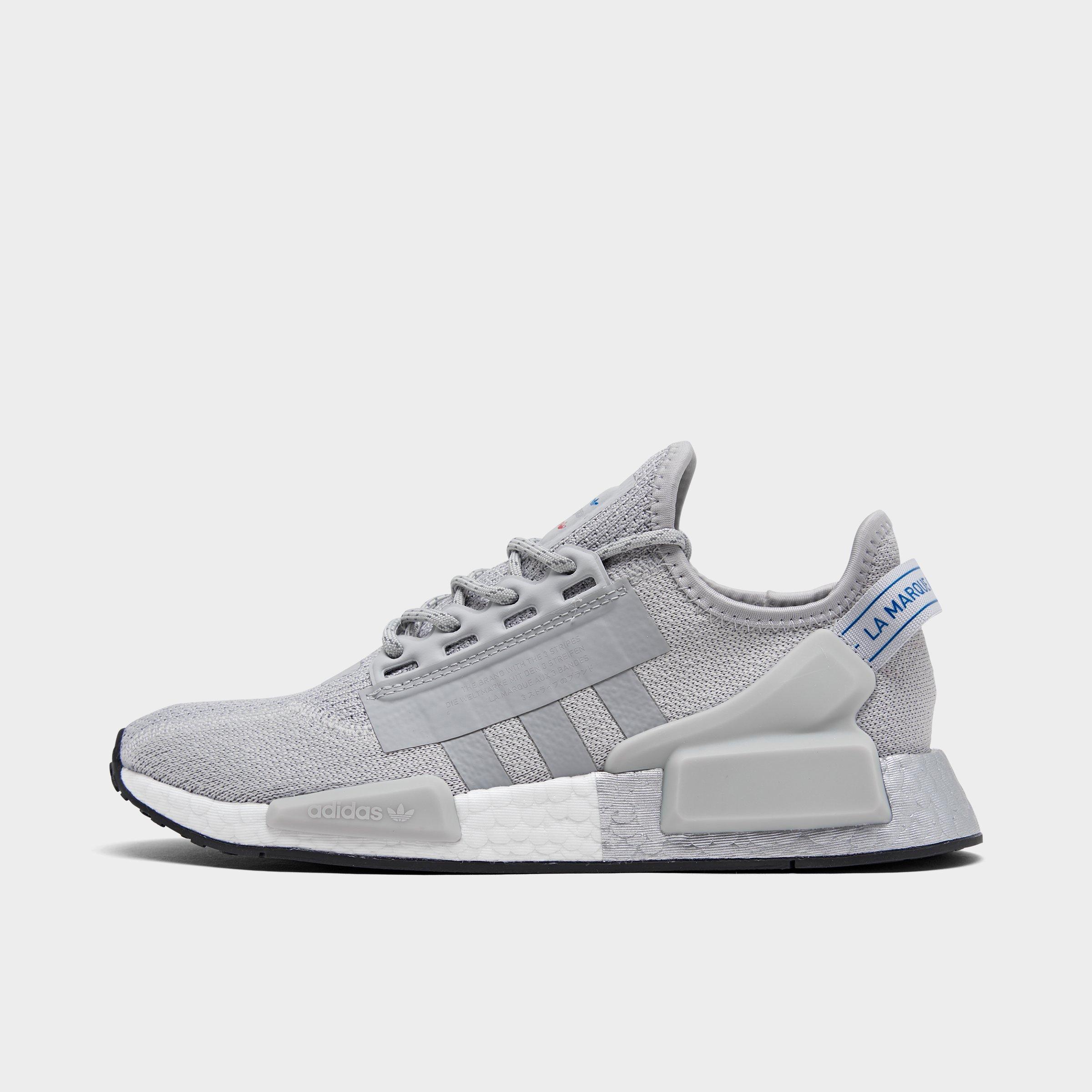Adidas NMD R1 Silver Metallic and White Shoes adidas US